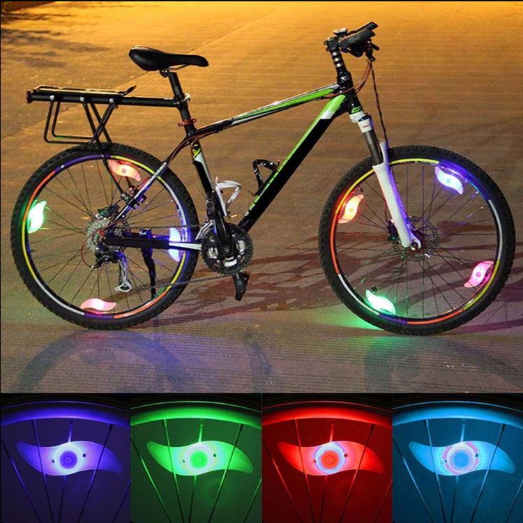 LED Spoke Light Bicycle Willow Wire Lights Colorful Sport Bike Wheel Lights Outdoor Cycle Bicycle  Lamp