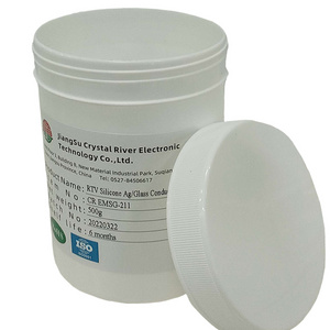 Ag/Glass Silicone Conductive Glue RTV Silver Conductive Adhesive  for Entertainment Equipment