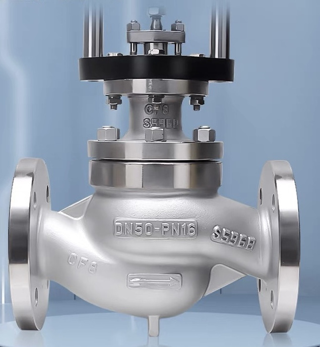 Electric Temperature Control Regulating Valve Two-way Shut-off Motorized Control Globe Valves Temperature Automatic Control