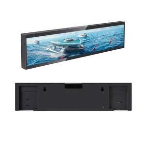 Ultra Wide supermarket shelves Stretched Bar type LCD Monitor 8.8 inch Digital Signage Advertising player for promote