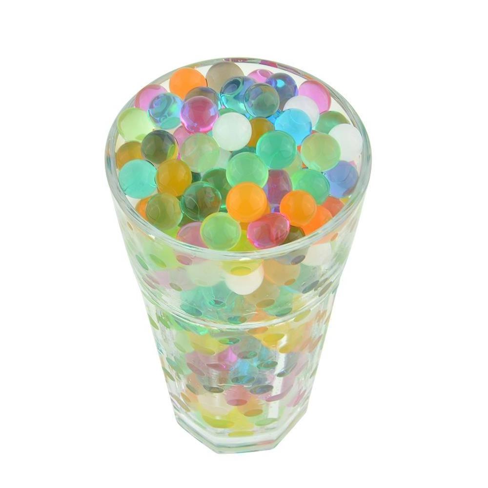 Water Beads Crystal Soil Gel Beads 2.0-2.5mm 2.5-3.0mm 3.5-4.0mm 14mm 18mm Rainbow Pearls Vase filler Planting and Decoration