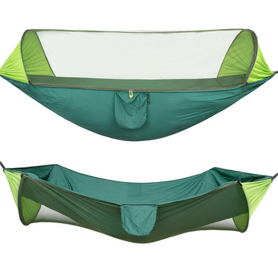 Portable two person nylon travel camping hammock,triangle hammock