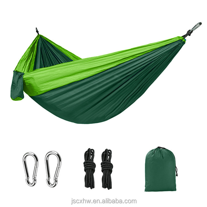 Portable Outdoor Camping/Hiking 260*140cm 210T Nylon Hammock Park Hammock Portatil Al Aire Libre 210T Nylon Hamaca Parque Hamaca