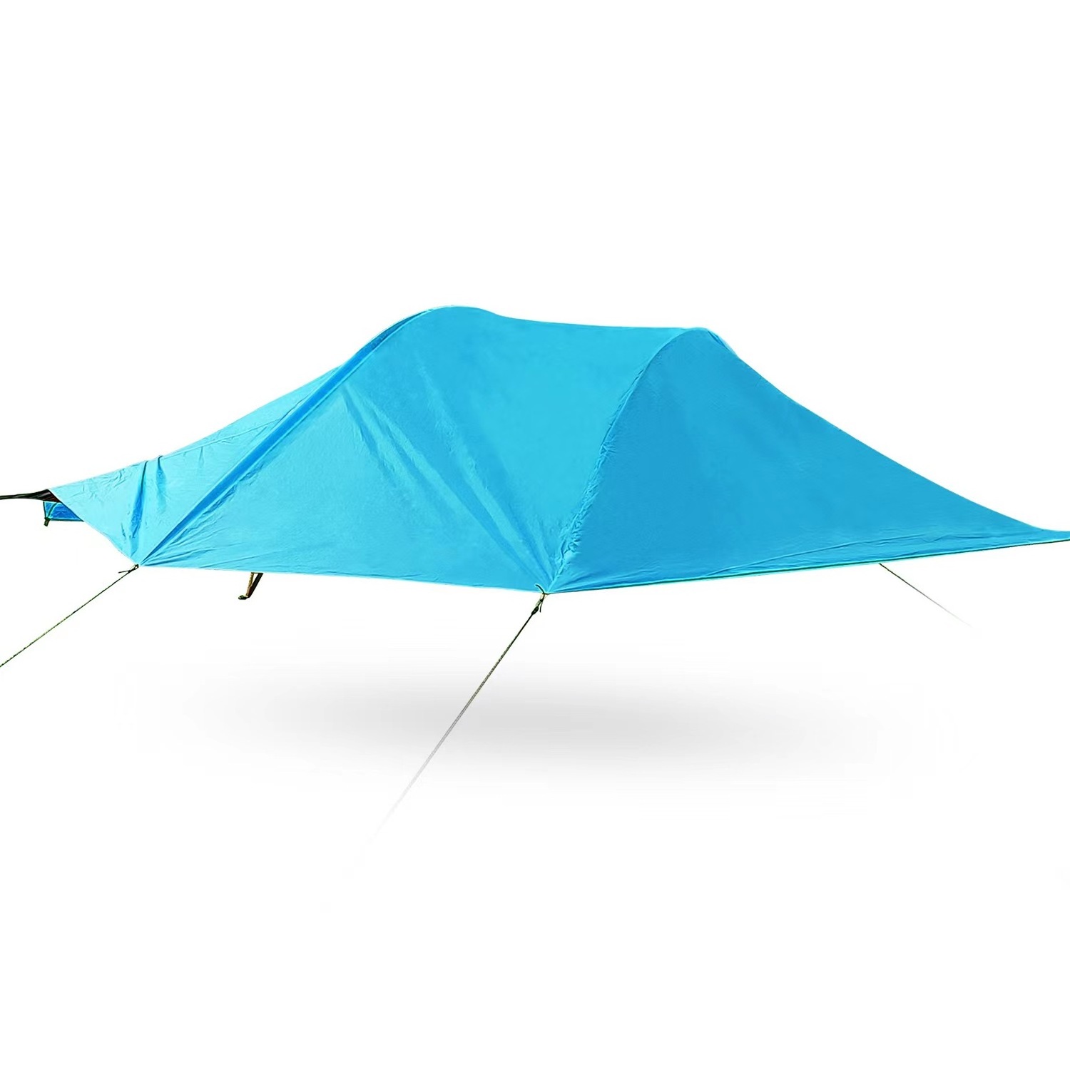 Factory customized air tent outdoor camping triangle hammock double layers with nets and waterproof tarp