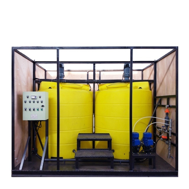 Boiler scale inhibitor and biocide chemical dosing system for heating system