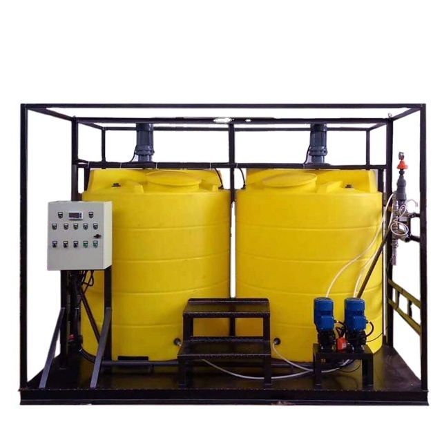 Boiler scale inhibitor and biocide chemical dosing system for heating system