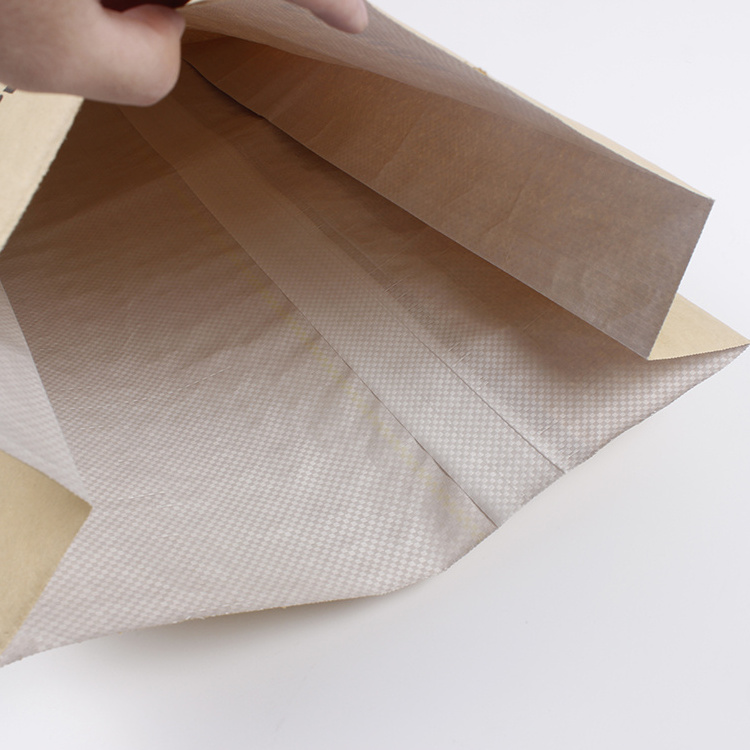 The manufacturer directly sells sturdy and recyclable kraft paper woven bags for dog food and cat litter