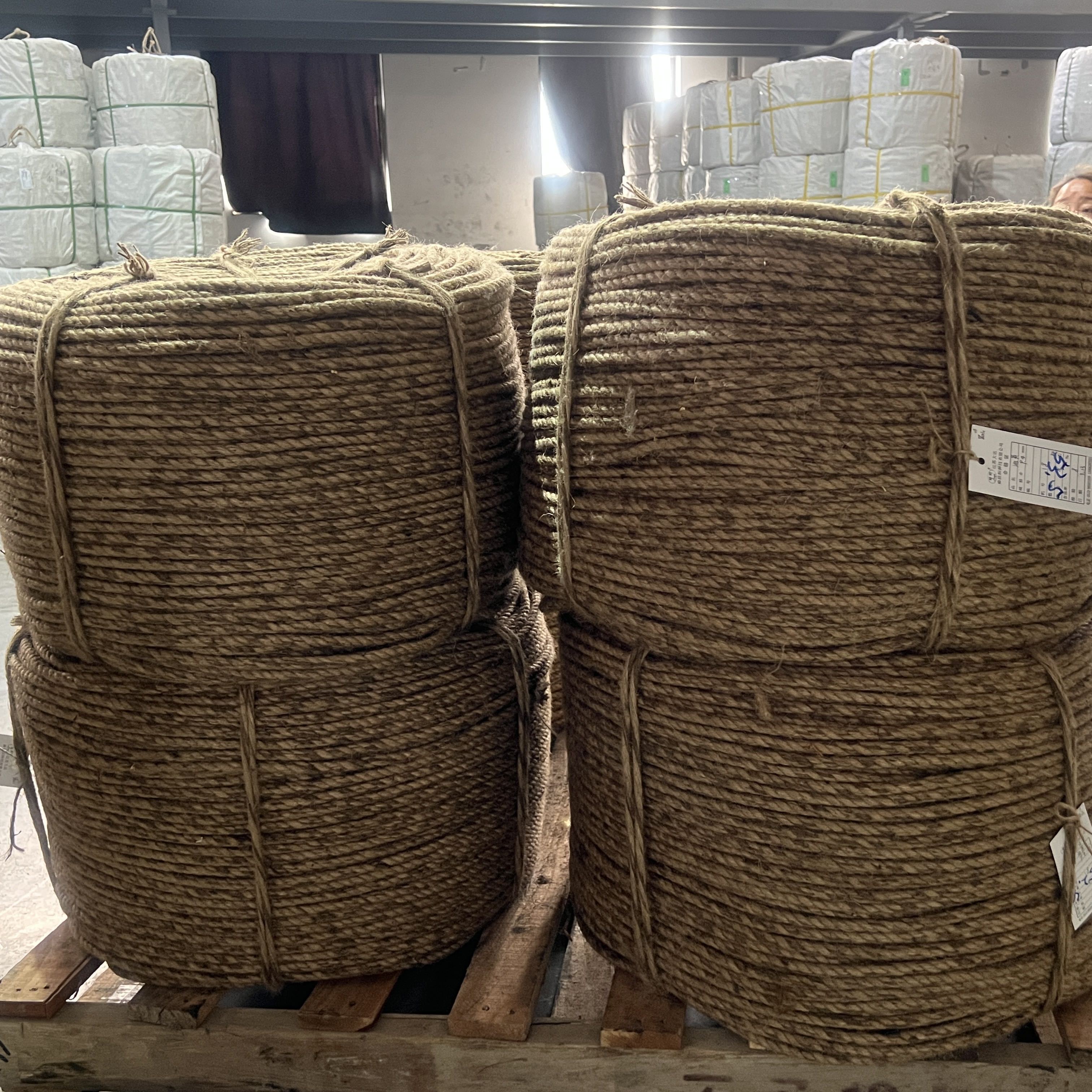 Jute Rope Twisted Hemp Rope 3~60MM 100% Natural Fiber