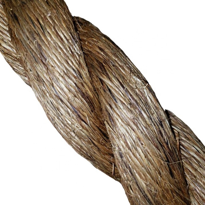 Jute rope sisal rope natural fiber 3 strand rope   3mm-60mm