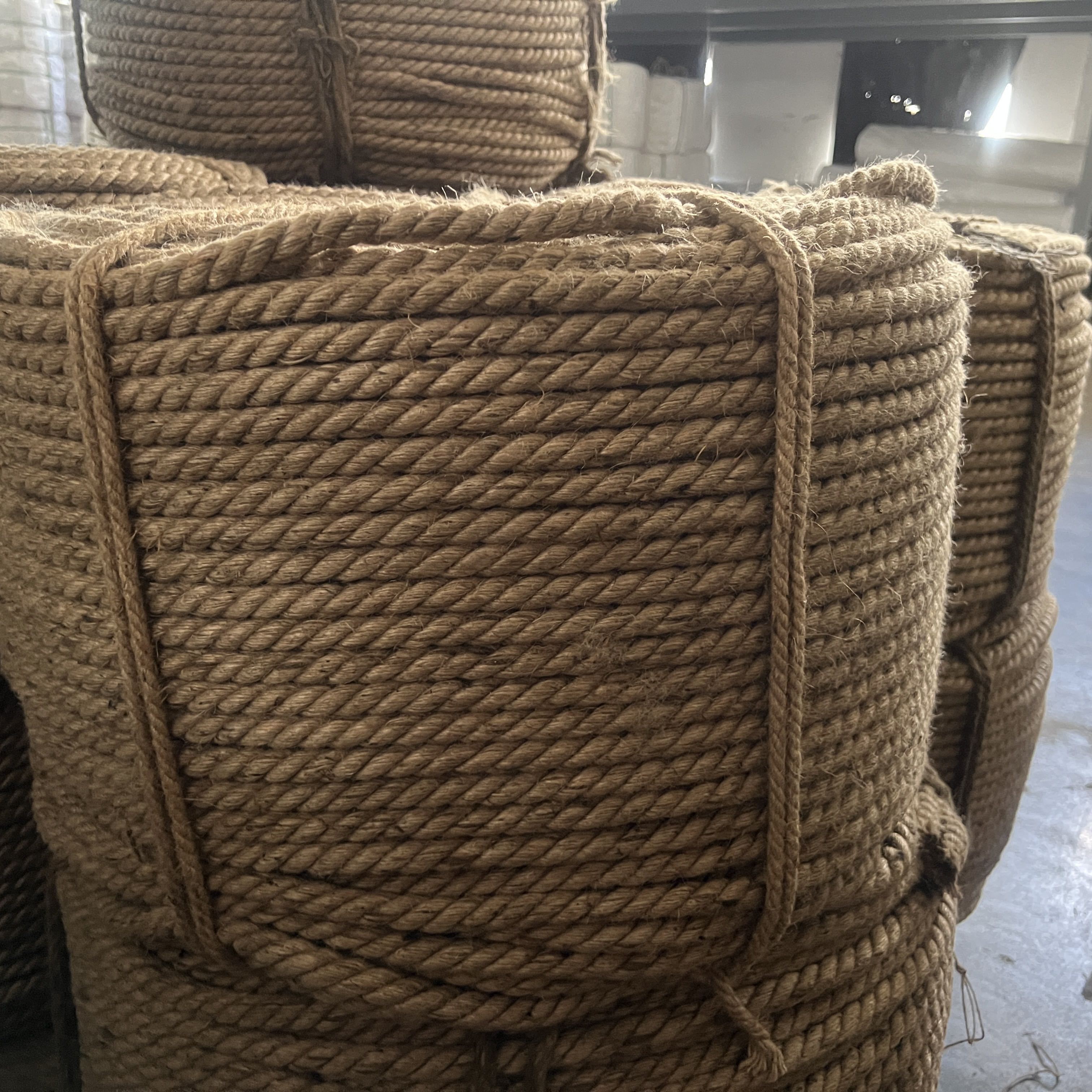 Jute Rope Twisted Hemp Rope 3~60MM 100% Natural Fiber