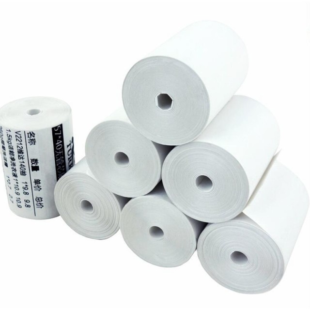 Popular Size 3-1/8 x 230 Thermal Receipt Paper Rolls POS Cash Register Roll Factory Direct - Customization Service Available!