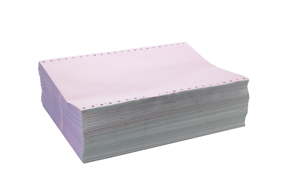 Premium 2 Ply Continuous Carbonless Computer Copy Paper for Dot Matrix Printers computer paper