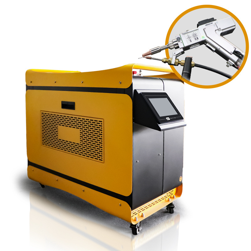 Hot Sale 1000W Hand-held Fiber Laser Welder Laser Rust Removal and Welder Mold Laser Rust Removal Metal Cleaning Machine