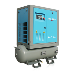 Portable Combined Screw Air Compressor Durable 10hp Air Compressor with Dryer and Air Tank