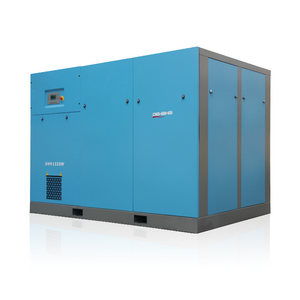 175 HP 132 kW Water Cooled Double Stage Screw Air Compressor for Construction Industry