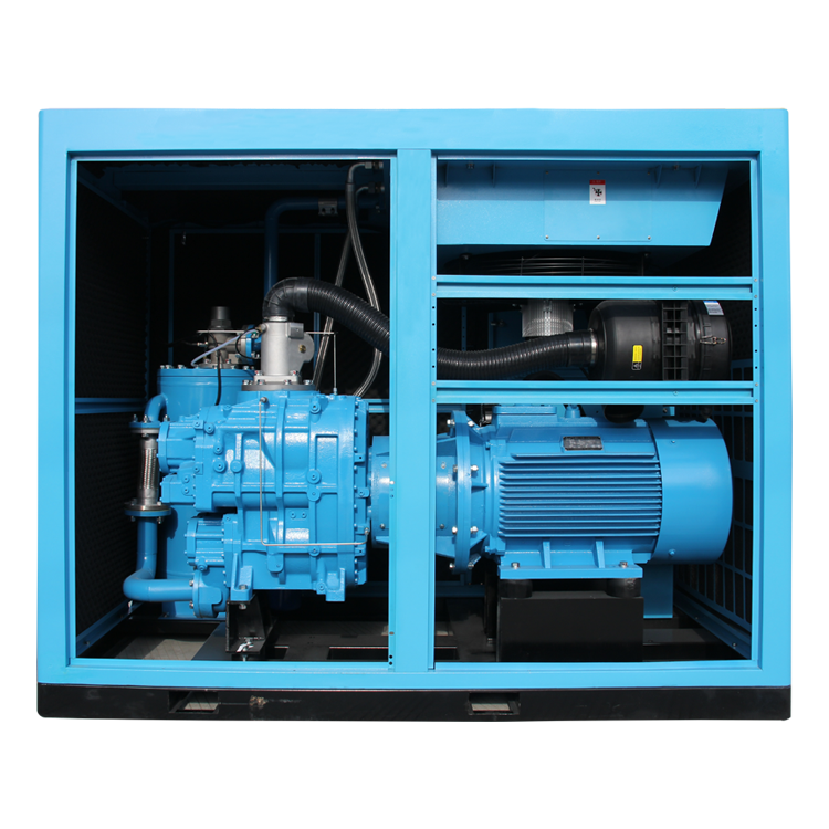 DHH 2 stage Permanent magnet variable speed Screw Air Compressor with energy saving