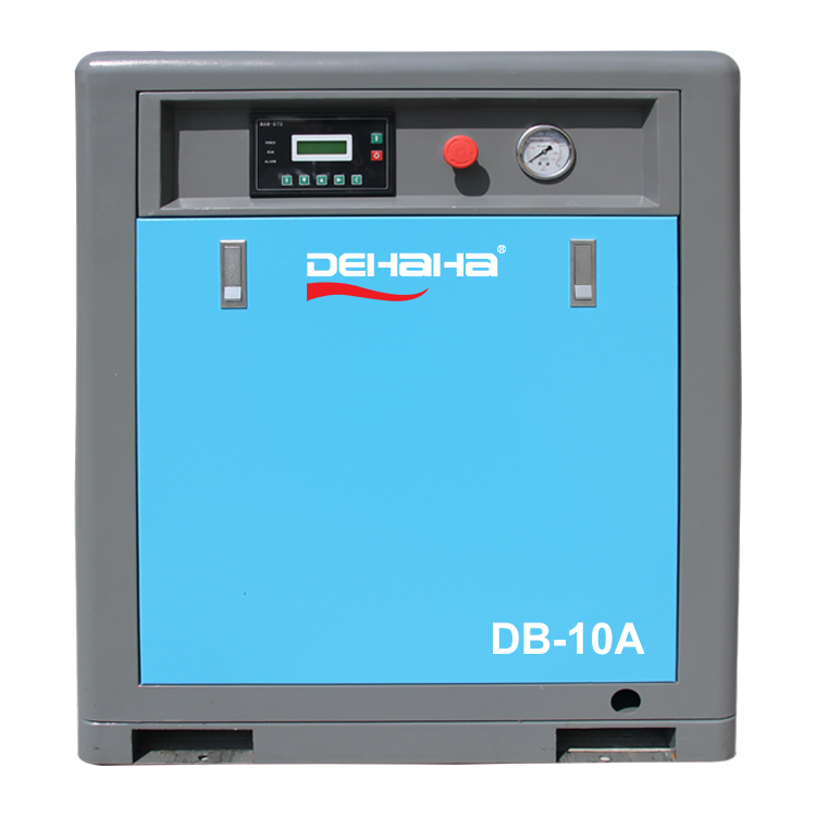 DEHAHA 7.5kW 10hp Industrial Electrical Screw Air Compressor for Sand Blasting