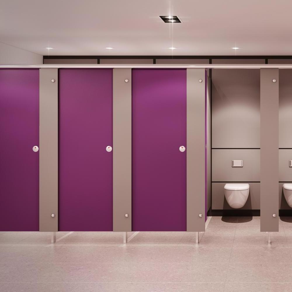 Hospital decorative laminate restroom  washroom  bathroom urninal cubicles HPL TOILET PARTITION with superior accessories