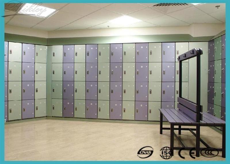 compact laminate cabinet locker anti-water gym/club locker outdoor/indoor phenolic board for locker