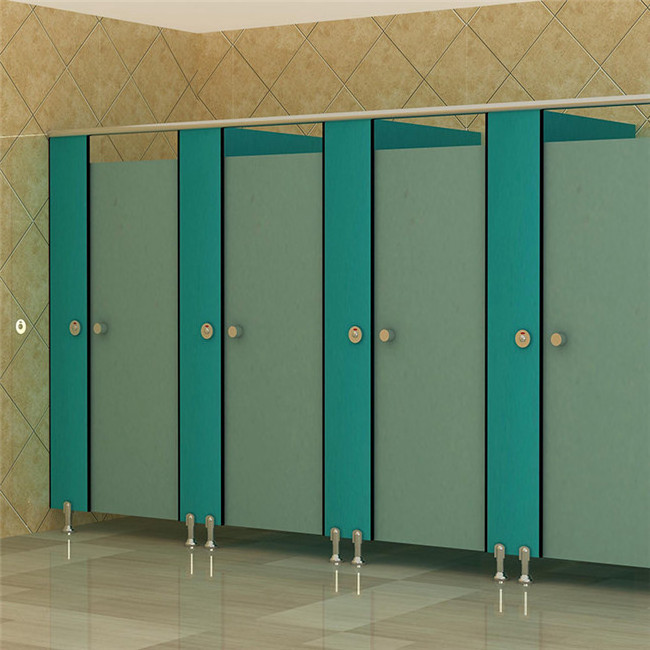 Hospital decorative laminate restroom  washroom  bathroom urninal cubicles HPL TOILET PARTITION with superior accessories