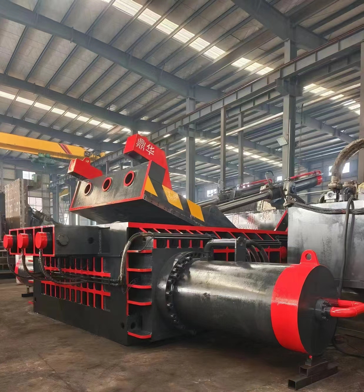 Hydraulic recycle machine Scrap Metal Baler Metal Recycling Yard scrap baling machine