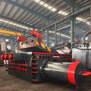 Hydraulic recycle machine Scrap Metal Baler Metal Recycling Yard scrap baling machine