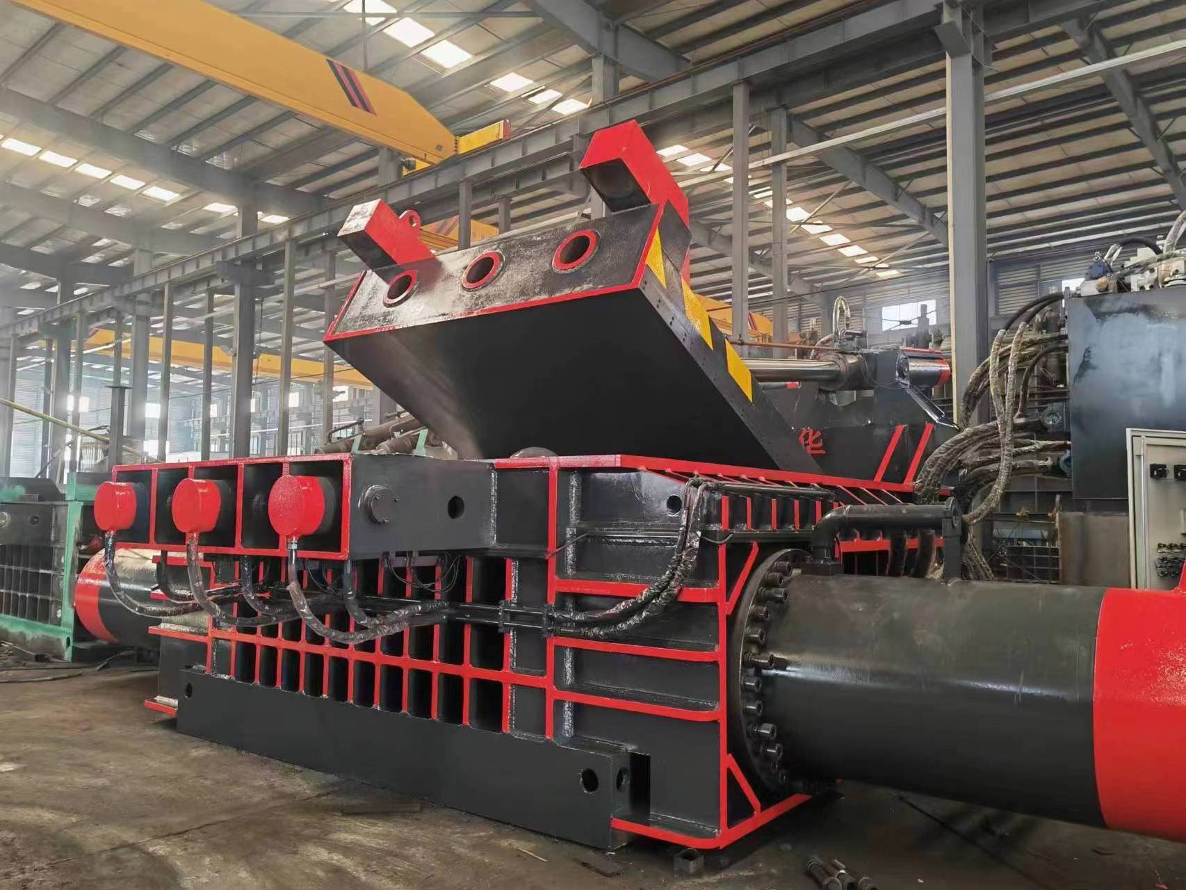 Hydraulic recycle machine Scrap Metal Baler Metal Recycling Yard scrap baling machine