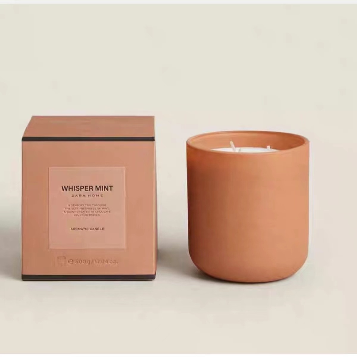 Bulk Order Luxury Branded Candle Fragrance Aroma Customized Scented Frosted Glass Cup Candle With Cork Lid And Custom Label