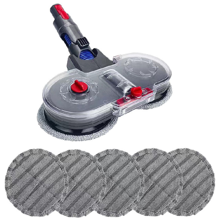 Cordless electric rotary mop for household use with water spray for floor cleaning super fiber mop head with water tank