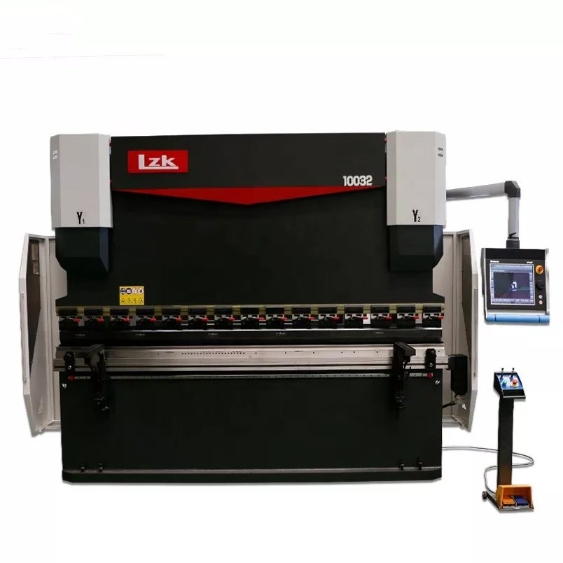 6+1Axis HPB-110T/3200 DA66T cnc press brake machine with laser bending angle indicator