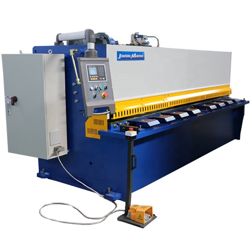 China New design QC12K 6x3200 Swing beam shearing machine,6mm steel plate cutting machine  price