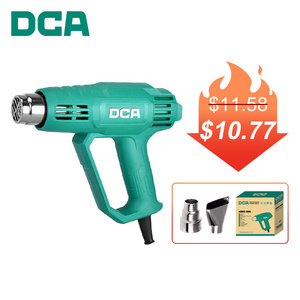 DCA Household Appliance Tools Hot Air Blower Gun Heat Gun Electric CB Industrial 220V 2000W Temperature Adjustable AQB05-2000