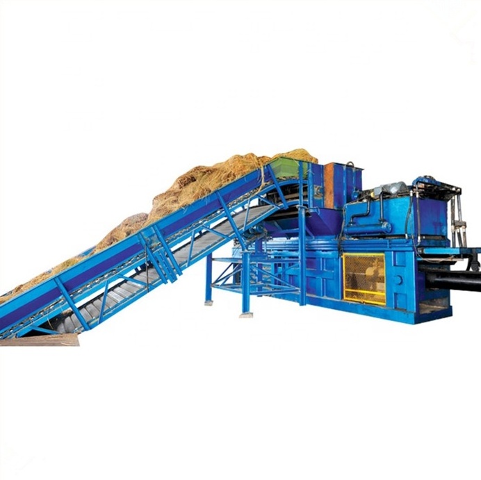 EPM-100 Waste Paper Cardboard Film Squeeze Baler Hydraulic Compactor For Sale