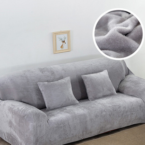 Velvet Plush Thicken Sofa Cover All-inclusive Elastic Sectional Couch Cover For Living Room Chaise Longue L Shaped Corner Covers