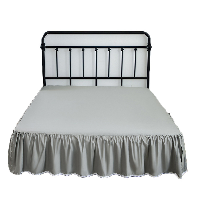 Cheap Home Thickened Bedspread Bed Cover Bed Skirt Wholesale Ruffled Bed Skirt with Split Corners