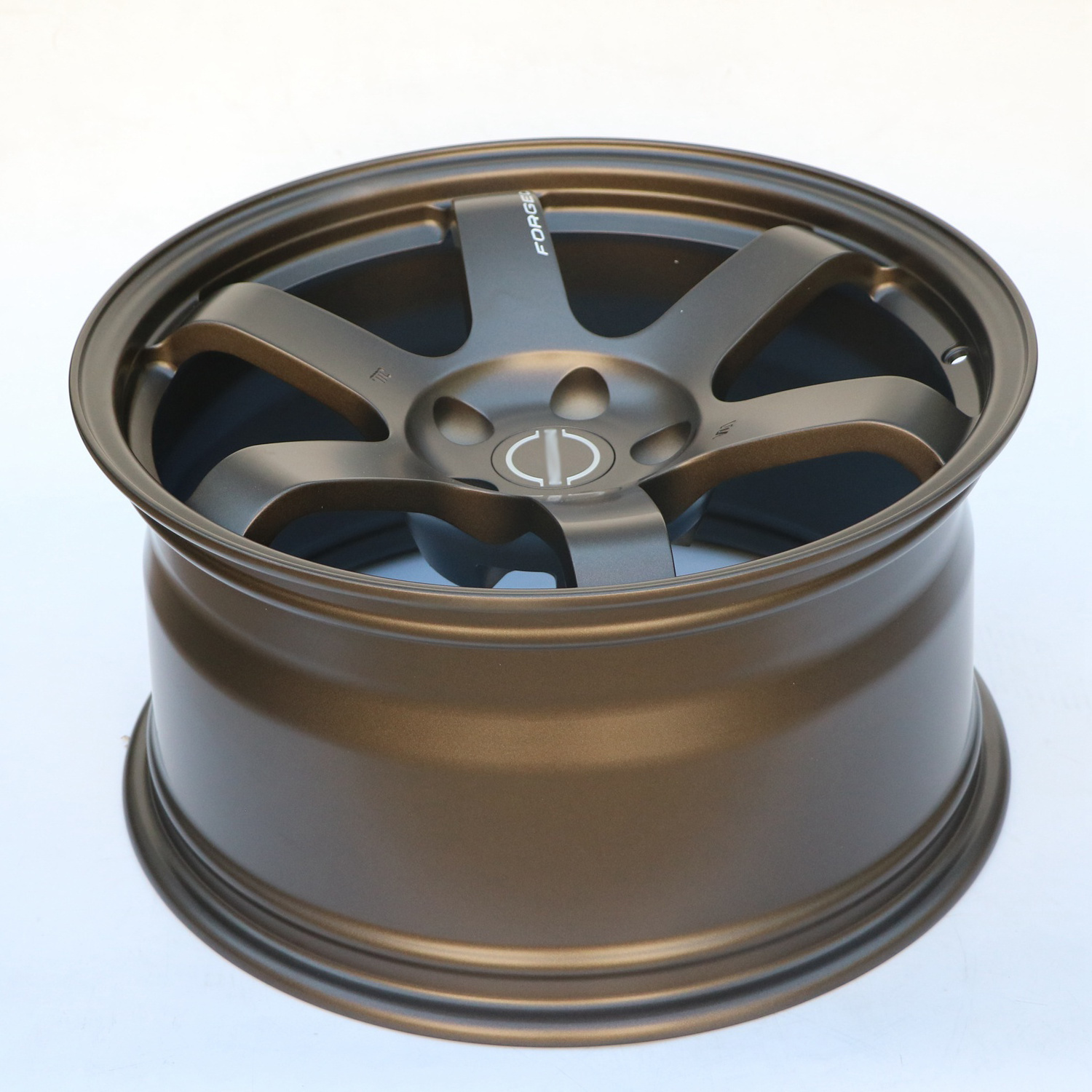 Aluminum Forged TE37 Wheel 18x8.5 18x9.5 for GTR/M3/Model S concave design deep dish 5 Split Spoke Customized