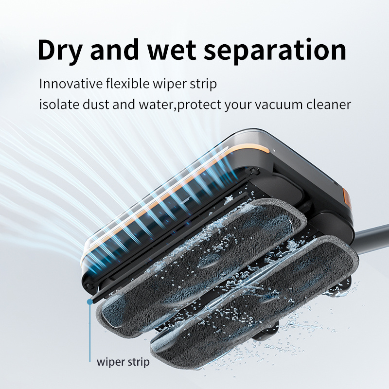 Vacuum Cleaner Wet and Dry Cleaning Rotary Brush Mop Head for Dysons V7 V8 V10 V11 V15