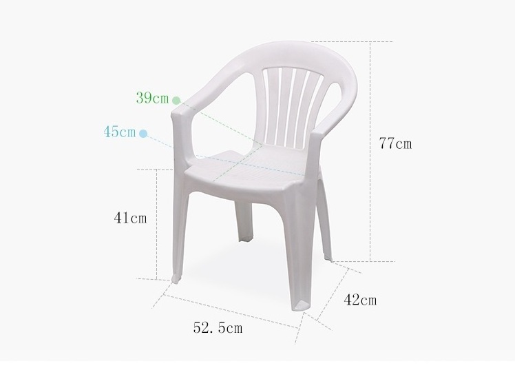 Cheap Wholesale Modern Stackable Garden Chair Outdoor Portable White Strong Plastic Chair For Events Wedding