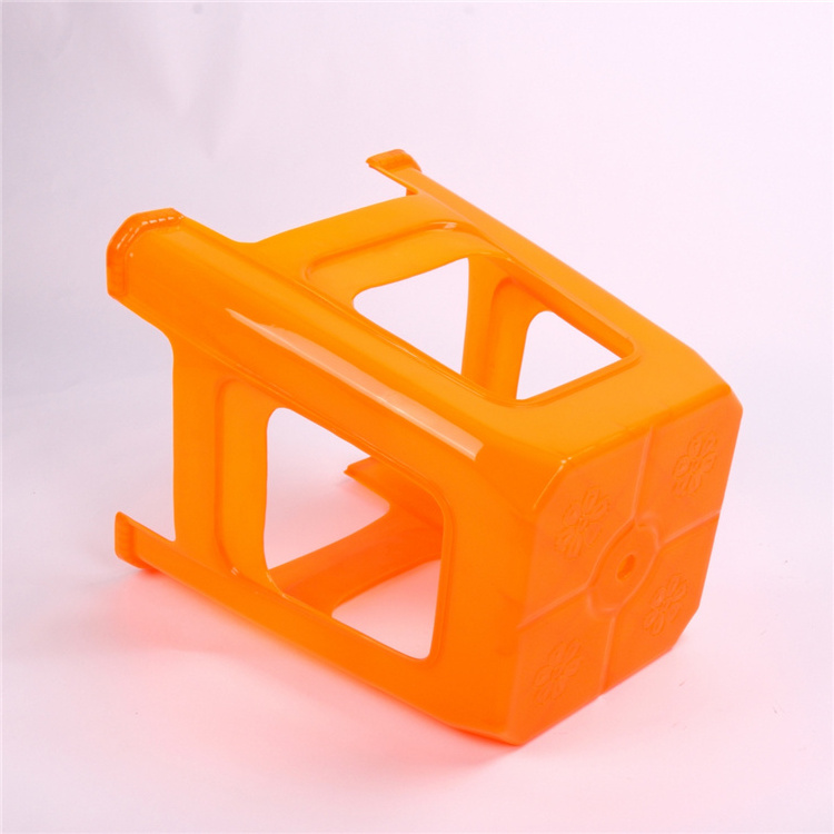 Factory Sales Living Room Square Plastic Stool Portable Red Blue Orange Stack Plastic Garden Stool