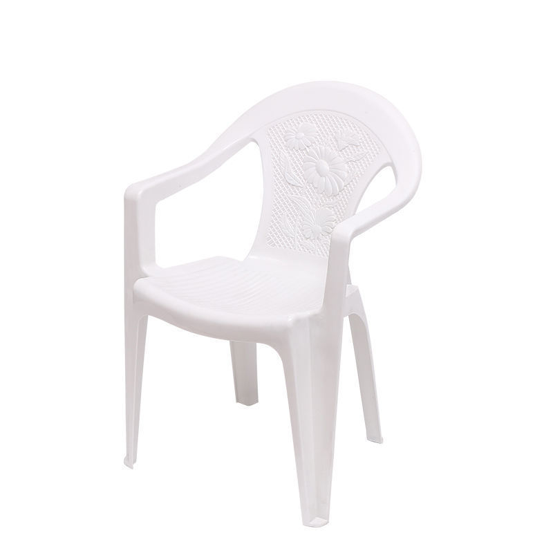 Wholesale Cheap White Stackable Plastic Pp Side Dining Chair Stacking Chairs With Arm