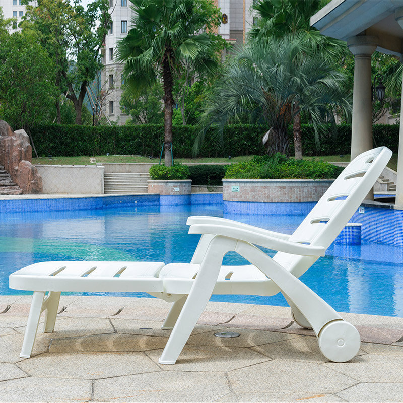 Custom Foldable Bali Sun Beds Outdoor Furniture Beach Swimming Pool Chair Sun Lounger