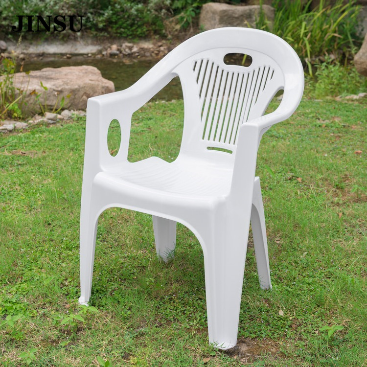 2024 Heavy Duty Plastic Chair Outdoor Stacking White Garden Plastic Chairs