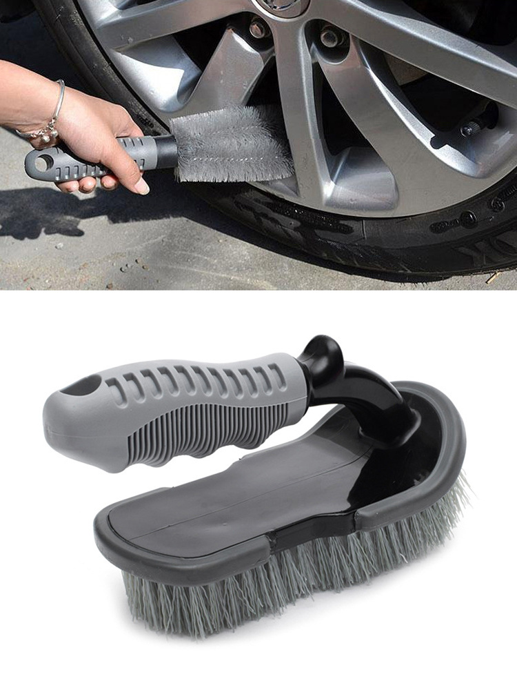 Car Wheel Brush Tire Cleaning Brushes Tools Rim Scrubber Cleaner Auto Detailing Brush