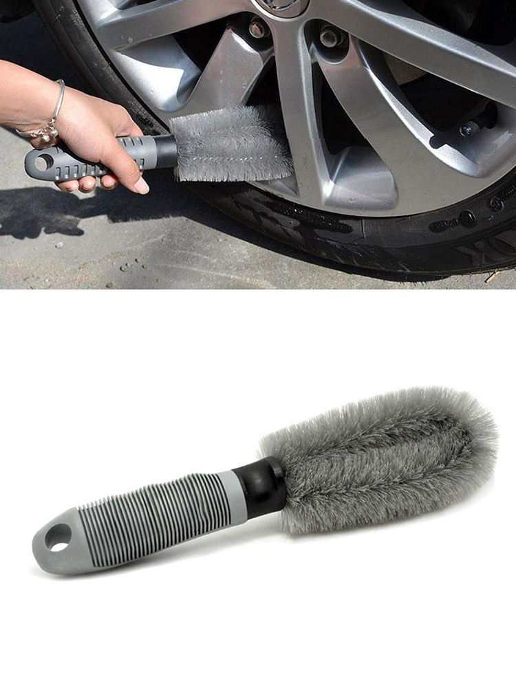 Car Wheel Brush Tire Cleaning Brushes Tools Rim Scrubber Cleaner Auto Detailing Brush