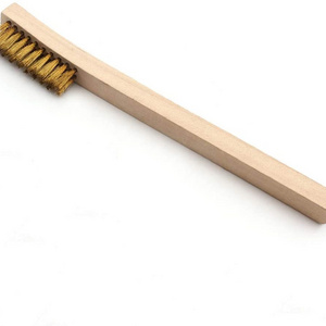 Wire Brush for Cleaning Beech Wood Brass and Stainless Steel Multipurpose Handle for Heavy and Light Household Cleaning