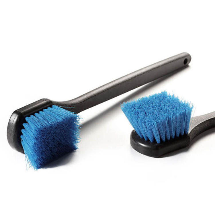 Long Handle and Soft Bristle Detailer Auto Detailing Cleaning Brush Car Rim Tire Carpet Wheel Car Wash Brush