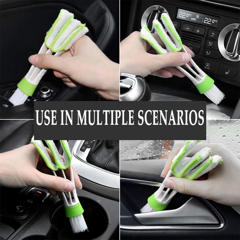 9Pcs Car Wheel Brush Set, Car Detailing Kit, 14inch Long Soft Wheel Brush