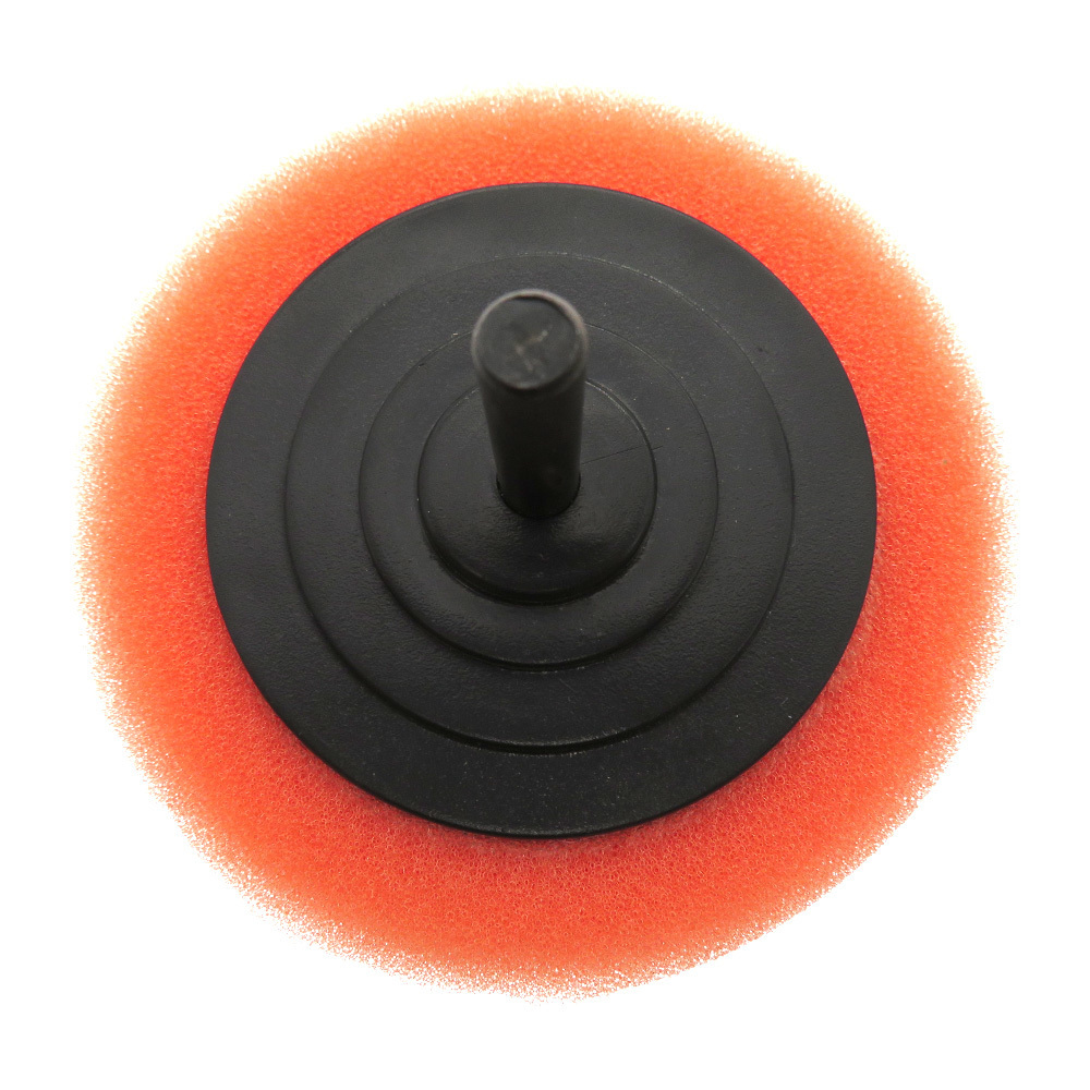 Orange Polishing Heavy Cutting Pad Sponge Cone Polishing Foam Pads For Car Wheel Hub Car Tool