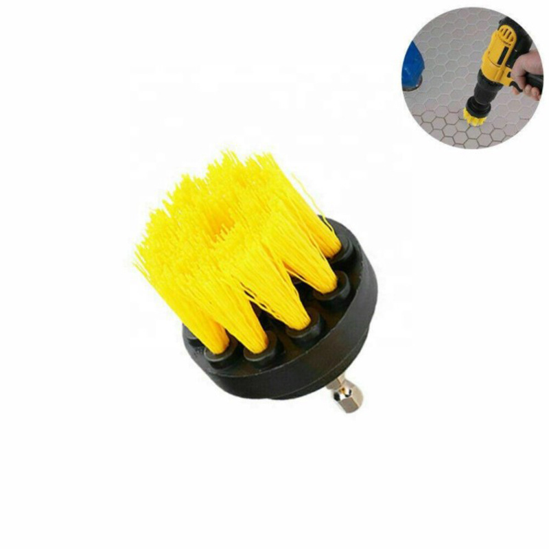 6Pcs Multi Purpose Cleaner Car Detailing Brush Tool Power Scrub Brush Extension Bar Electric Car Cleaning Rim Brush Set