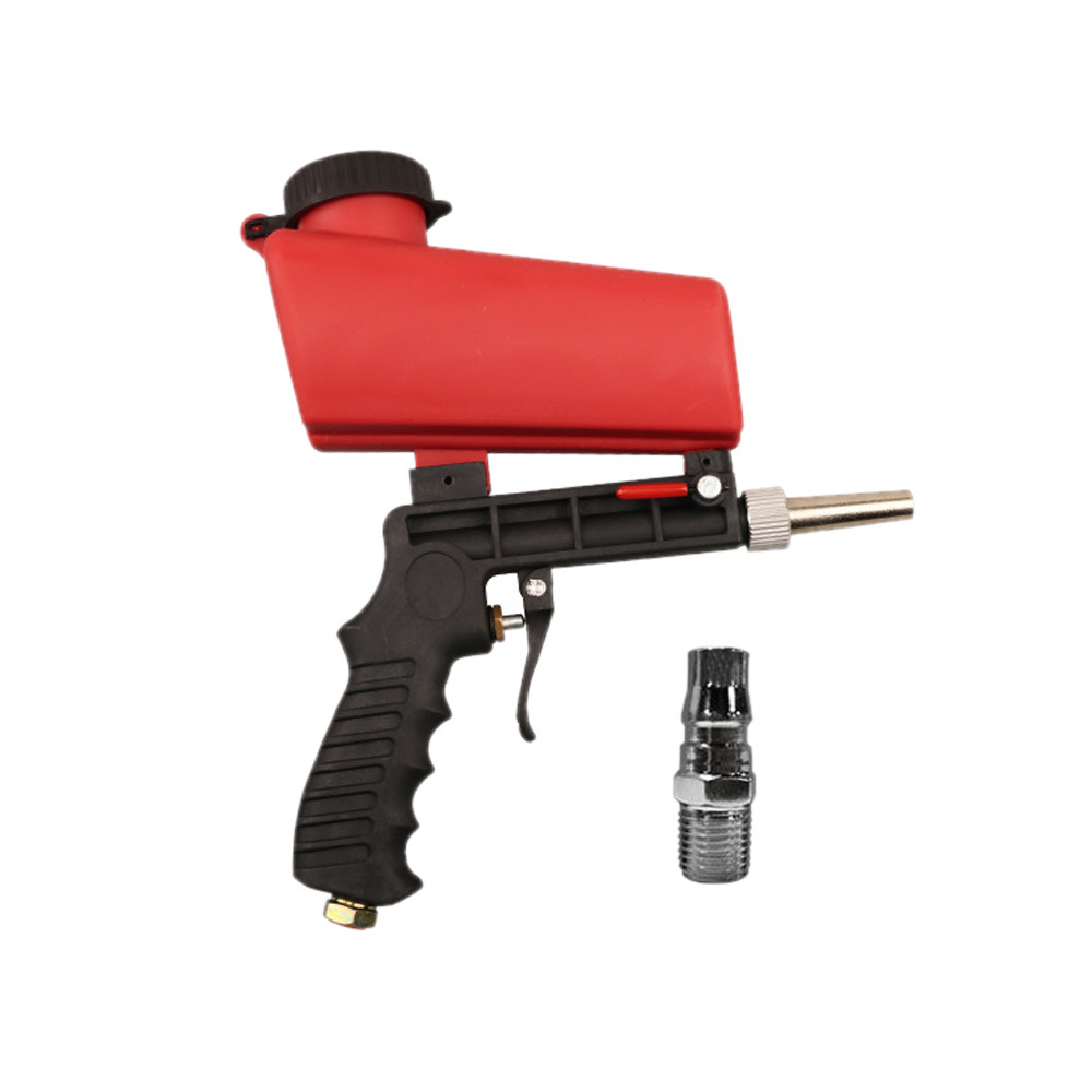 Adjustable Sandblasting Gun 90psi Portable Sand Blaster Sand Blasting Machine Gravity Small Handheld Pneumatic Blasting Gun Set